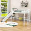 Lit mezzanine bas simple en bois avec glissade Faijal-76855319
