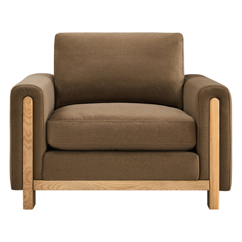 Fauteuil rembourré 43,3 po Adika, Tempête