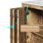 Linsay 48" Fully Assembled Rustic Brown Double Sink Bathroom Vanity with Engineered Stone Marble Top, Soft-Close Doors