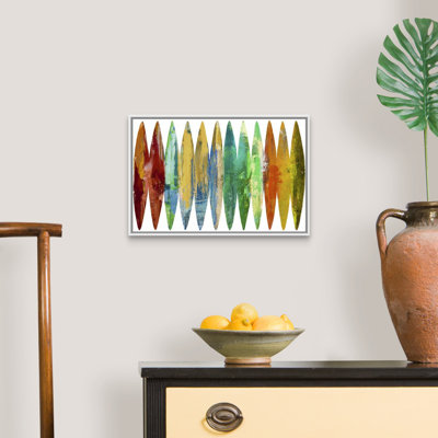 " Abstract Surfboards 3 " by David Moore Painting Print