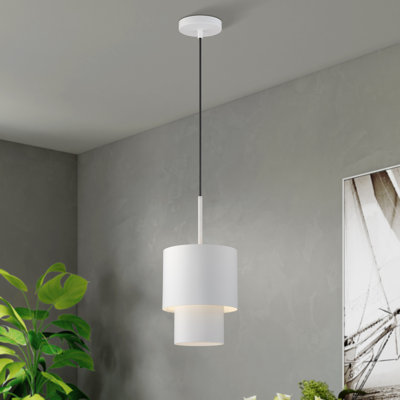 Mini-luminaire suspendu blanc 1 lumière Zolana