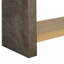 Console vintage rétro - Design minimaliste classique avec placage de bois de qualité supérieure et finition vieillie