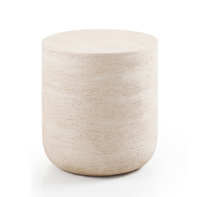 Durkin Indoor/Outdoor Round Ceramic End Table