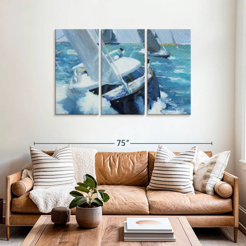 Mehar White Water, 36" H x 57" W