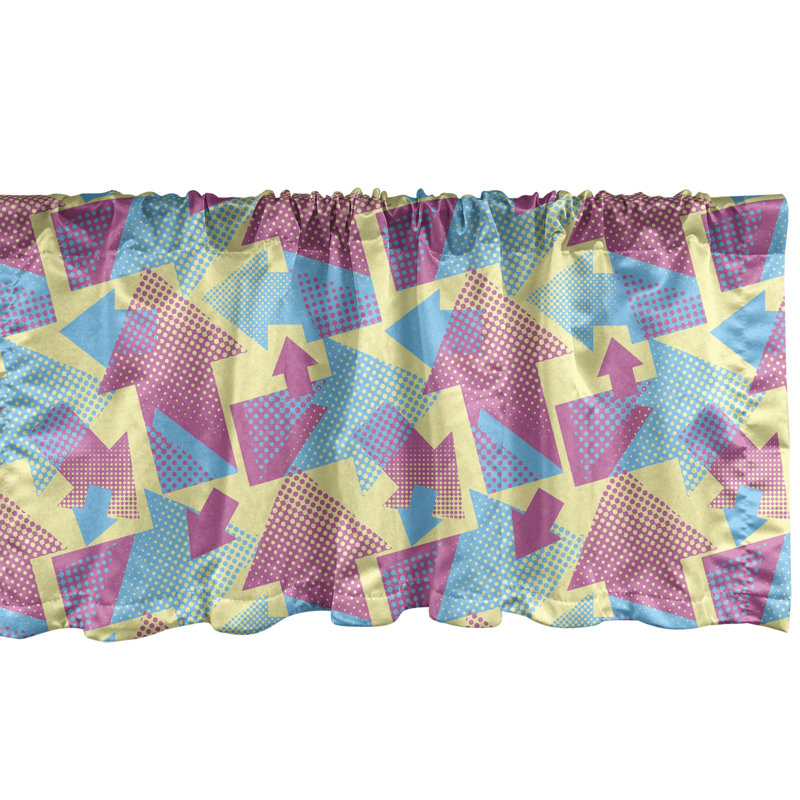 Ensemble de 2 cantonnières Ambesonne Modern, L 54 po x L 12 po