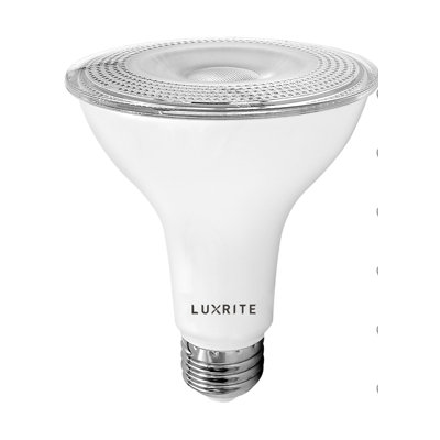 11 watts (équivalent à 75 watts), DEL PAR30, ampoule à intensité variable, culot E26 / moyen (standard)