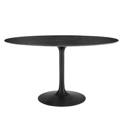  Lippa Oval Artificial Marble Dining Table