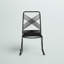 Chaise d'appoint de patio empilable Ahlem-1299828393