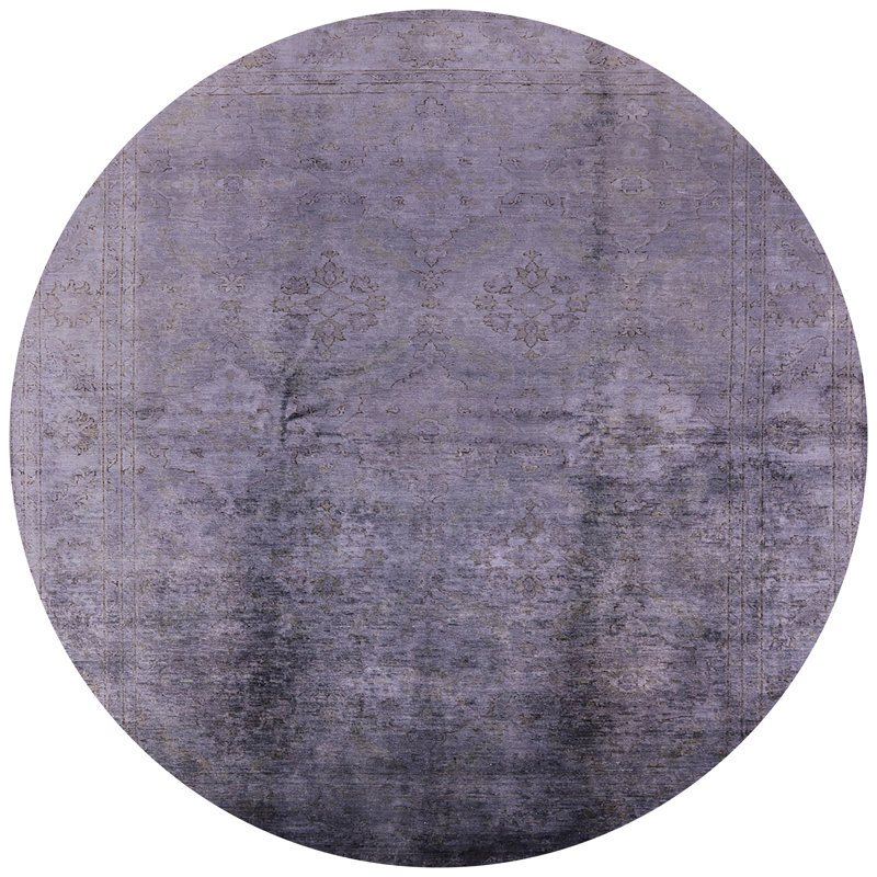 Hymel Oriental Indoor Rug, Round 5'