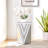 Triangular Mirror Square Table