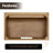 Solana 35.2" Single Bathroom Vanity Base Only in Weathered Fir