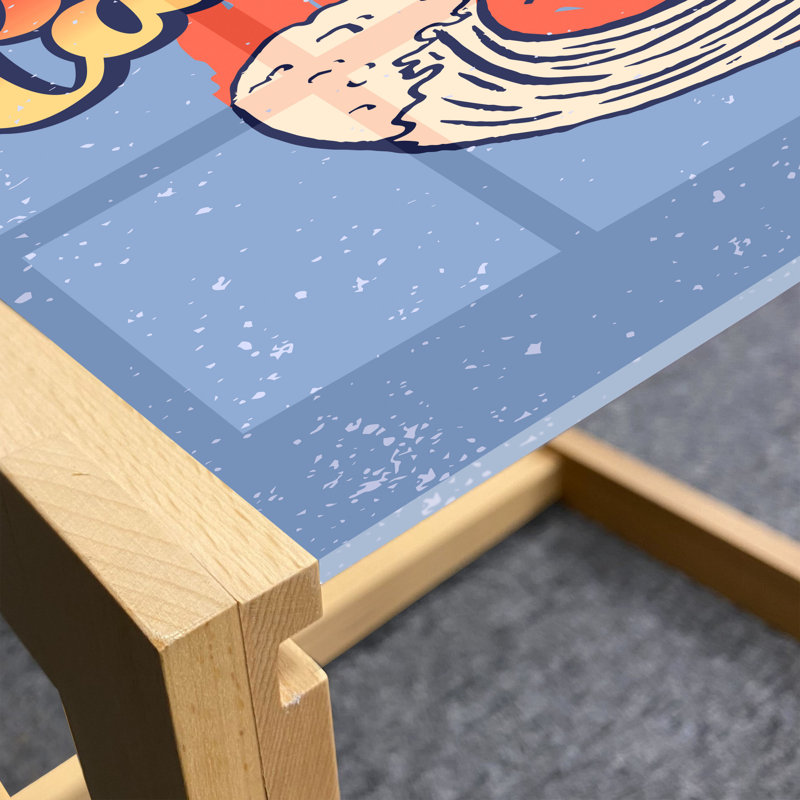Irmtraude Sled Coffee Table, 62cm H x 74cm W x 40cm D