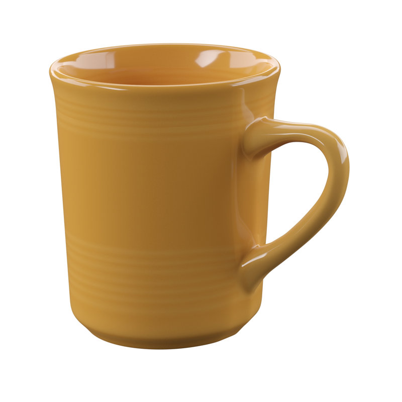 Grande tasse à café Arsène, Jaune safran