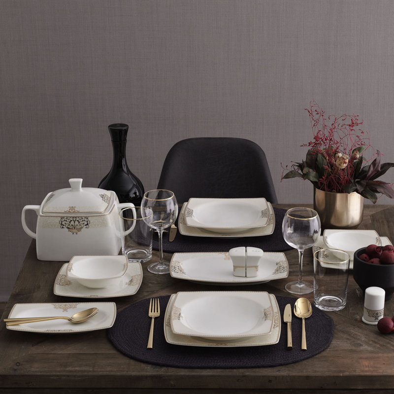 Service de table 84 pièces, service pour 12 84 pièces