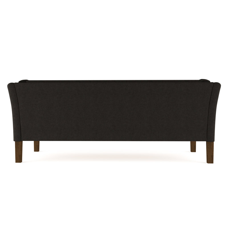 Charlton Sofa, Ebony, Plush Velvet Chocolate
