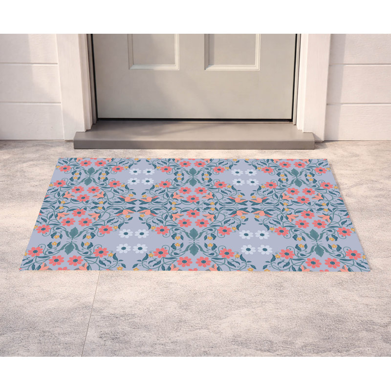 Paillasson Myah Millie, Pervenche, 17" W x 24" L