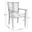 Chaise avec accoudoirs (ensemble de 2)-129989569-129989571
