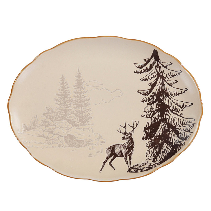 Plateau de service 1 pièce White Pine Peak