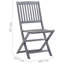 Chehabi 4 - Person Acacia Patio Dining Set with Rectangular Table