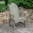 Anette Plastic Adirondack Chair with Table-892328318