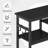Rosevell 39.4" Console Table for Entryway with 4 Tier Storage Shelves-100695376