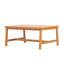 Canapés de patio confortables, ensemble de causeuse moderne en bois d'acacia pour la cour