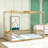 Canopy Floor Bed With Guardrails For Dreamy-1606087739-1606087738