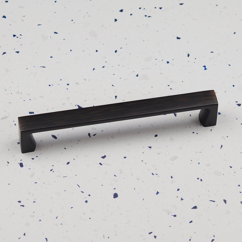160mm Antique Copper Square D Handle