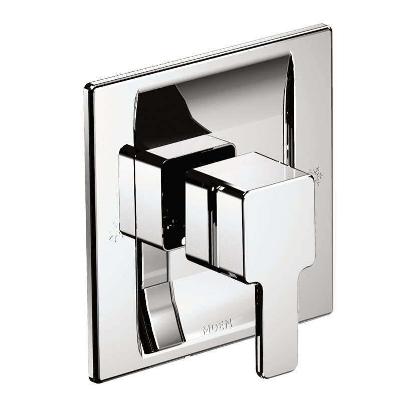 90 Degree Posi-Temp Faucet Trim with Lever Handle, Chrome