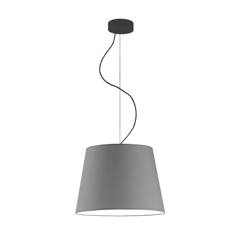 Demariana 1 - Light Single Pendant, Grey, Black