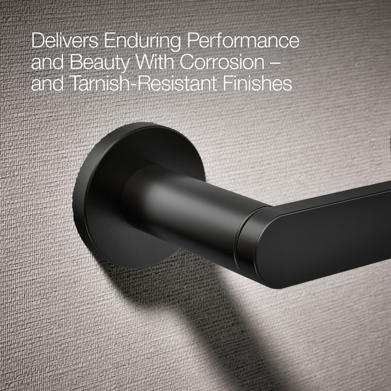 Wall Mount Toilet Paper Holder, Matte Black