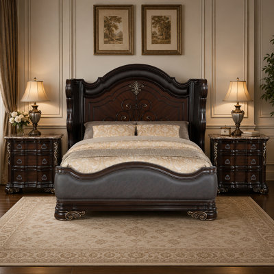 Faxon King 3PC Dark Walnut