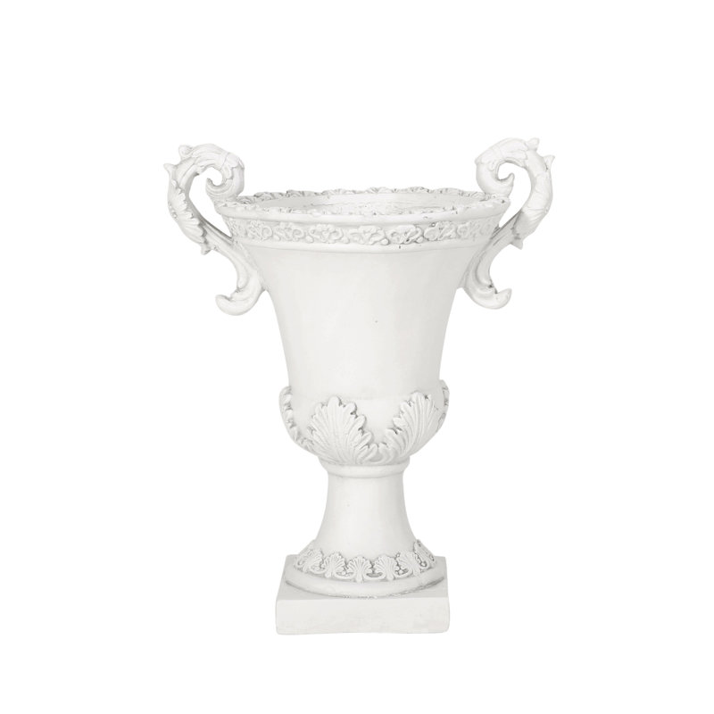 Garden Urn Planter For Patio Backyard Outdoor Space, Antique White