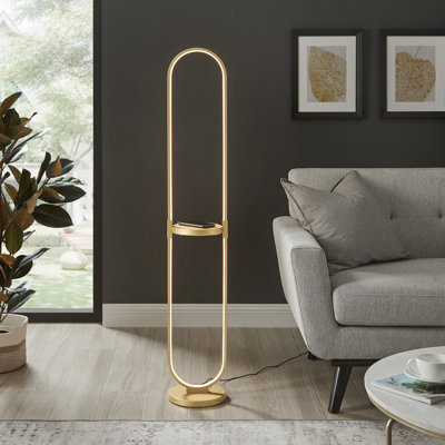 Gadbois 56" Tray Table Floor Lamp