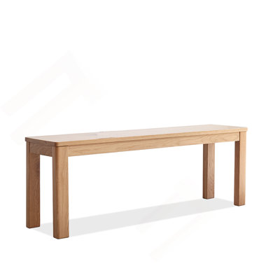 Natural Oak Wood for Dining Bench Table Bench for Living Room