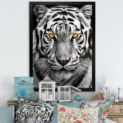 " Fierce White Tiger I "