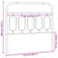 Vidaxl Metal Headboard-101181725-101181729
