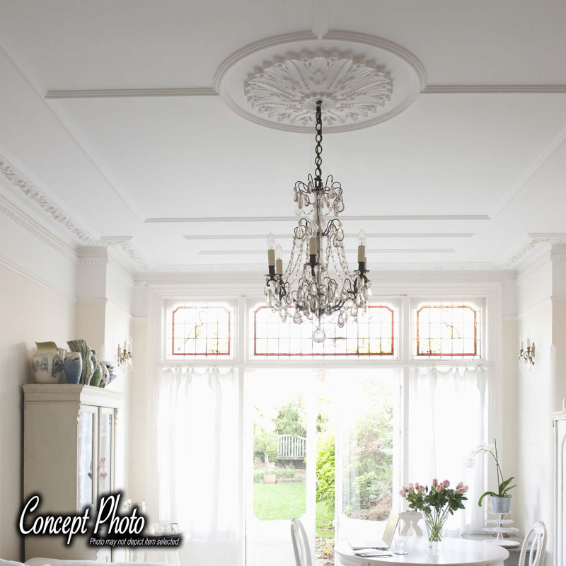 24'' H x 24'' W x 3'' D Plastic Ceiling Medallion
