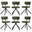 Chaises de salle à manger rembourrées Modern-1055064128