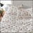 4 PCS King Sheet Set Gray Deer Toile
