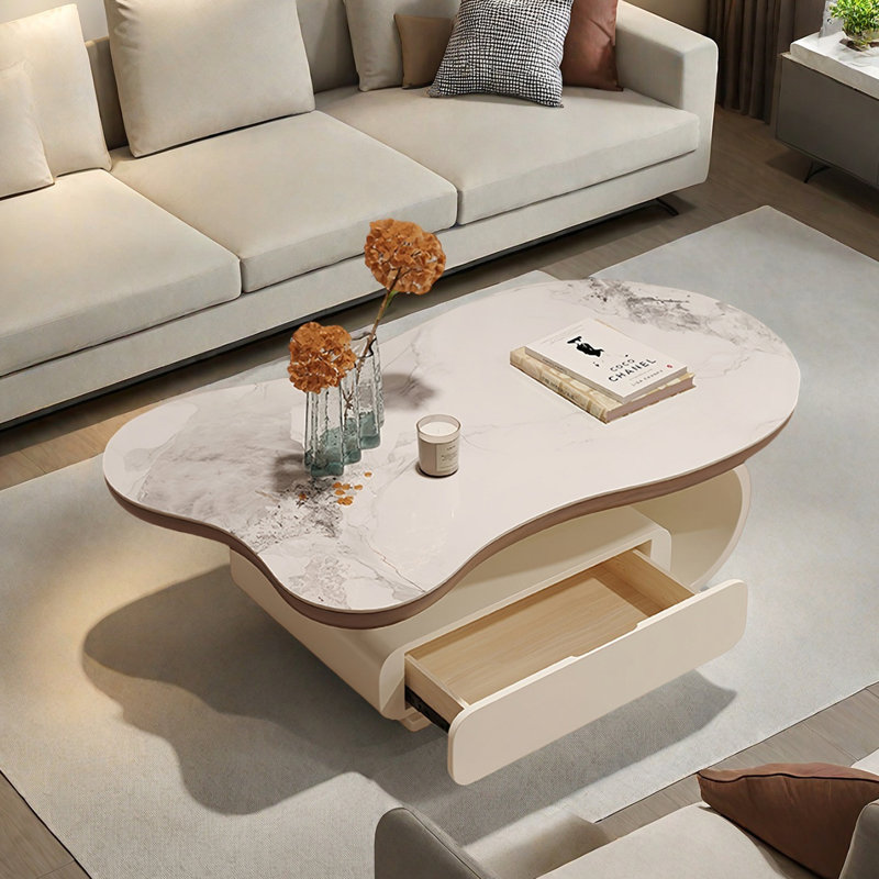 Creative cloud coffee table, White