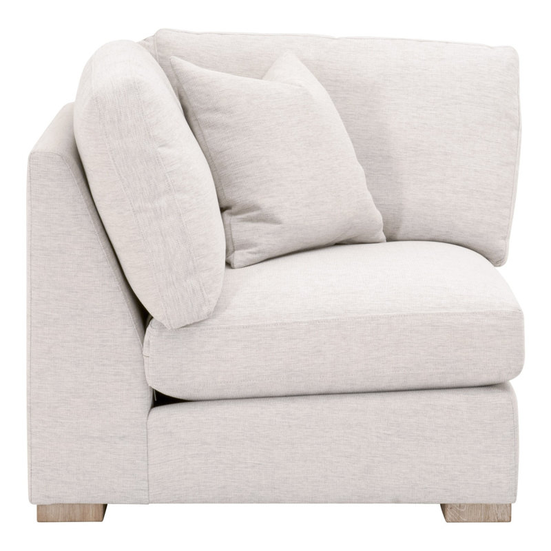 Chaise de coin modulaire rembourrée Clara
