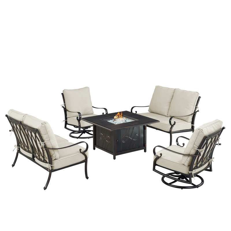 Regis Outdoor 5 - Piece Conversation Set