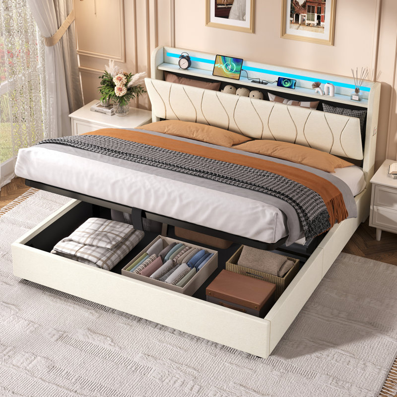Solid Wood Bed