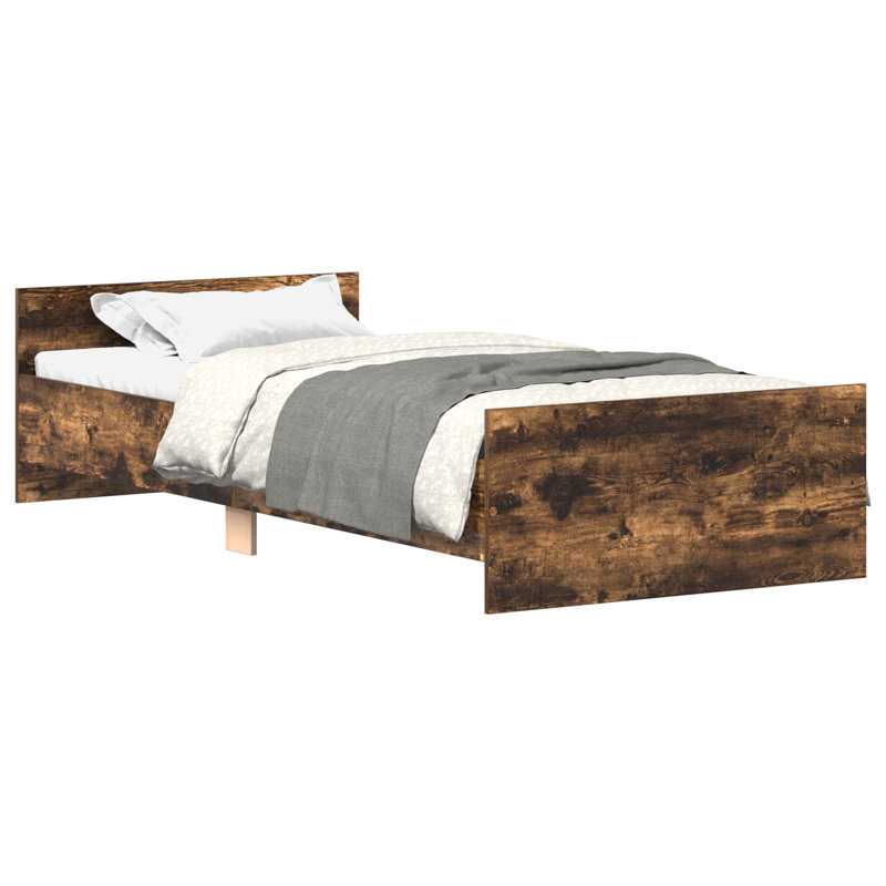 Bed, Smoked Oak