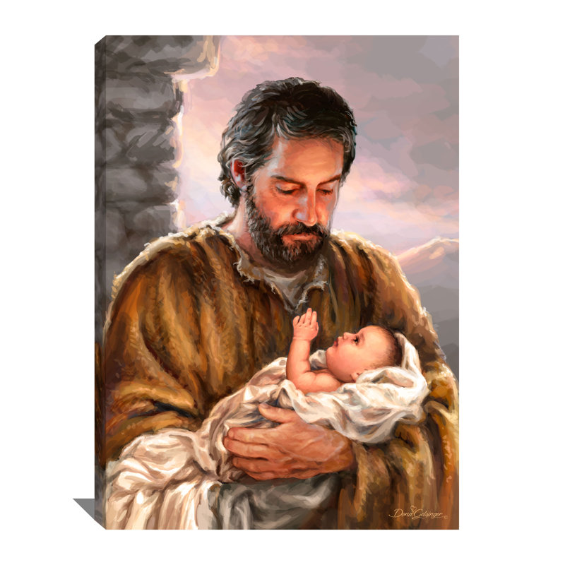 Saint Joseph Canvas Wall Art, 24" H x 18" W x 0.75" D
