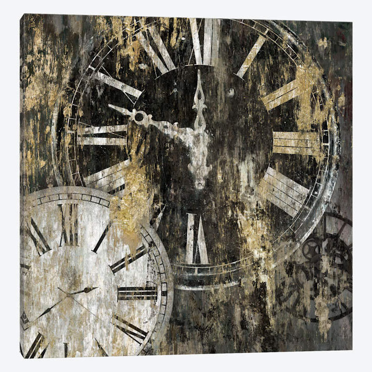 « clockwork ii », impression sur toile, H 26 po x l 26 po x P 1,5 po