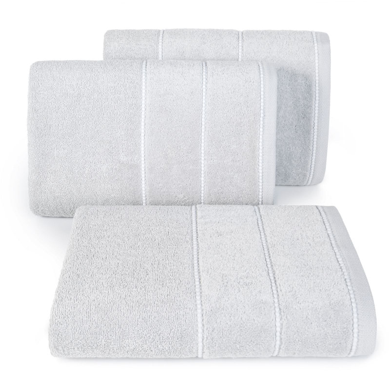 Itay Midweight Jacquard Hand Towel, Matt Brushed Nickel