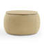 Repose-pieds rond avec rangement, fonction 2 en 1, table de bout avec repose-pieds-121513477