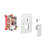 White Brass Bathroom Shower - Luxury Rainfall Head With Easy Nozzle Faucet Wall Mounted Rain In Self